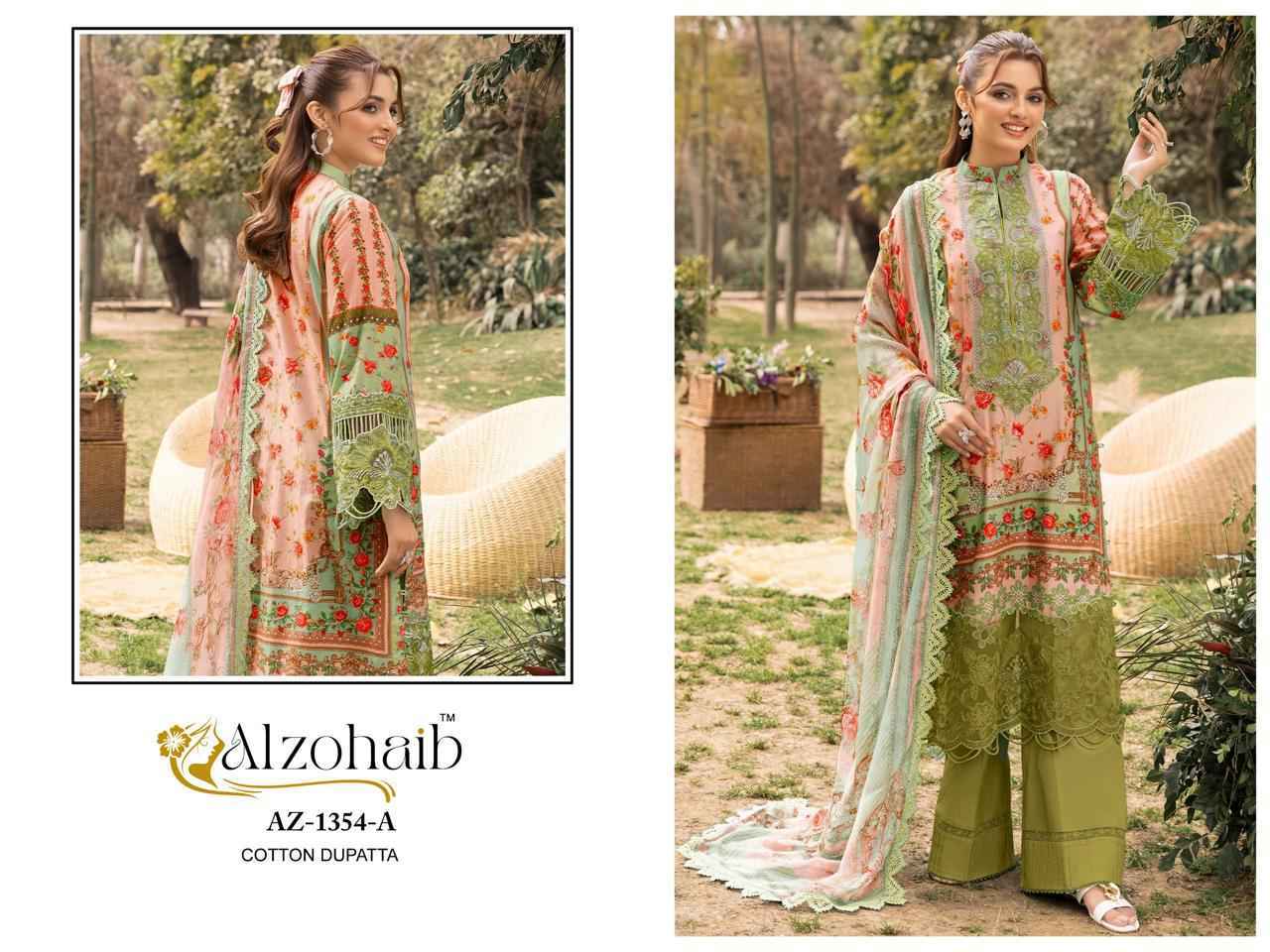 Al Zohaib Rifa Vol 1 Cotton Dress Material Collection ( 4 Pcs Catalog )