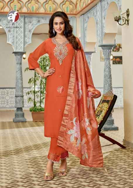 Anju Fabrics Mayra Vol 8 Modal Silk Kurti Combo Collection ( 6 Pcs Catalog )