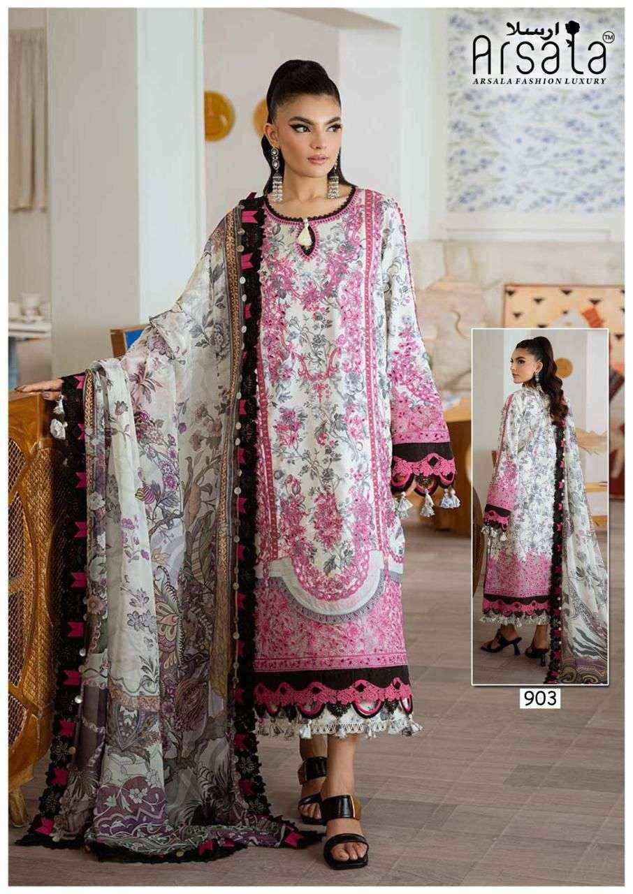 Arsala Fashion Amira Vol 9 Lawn Cotton Dress Material Collection ( 6 Pcs Catalog )
