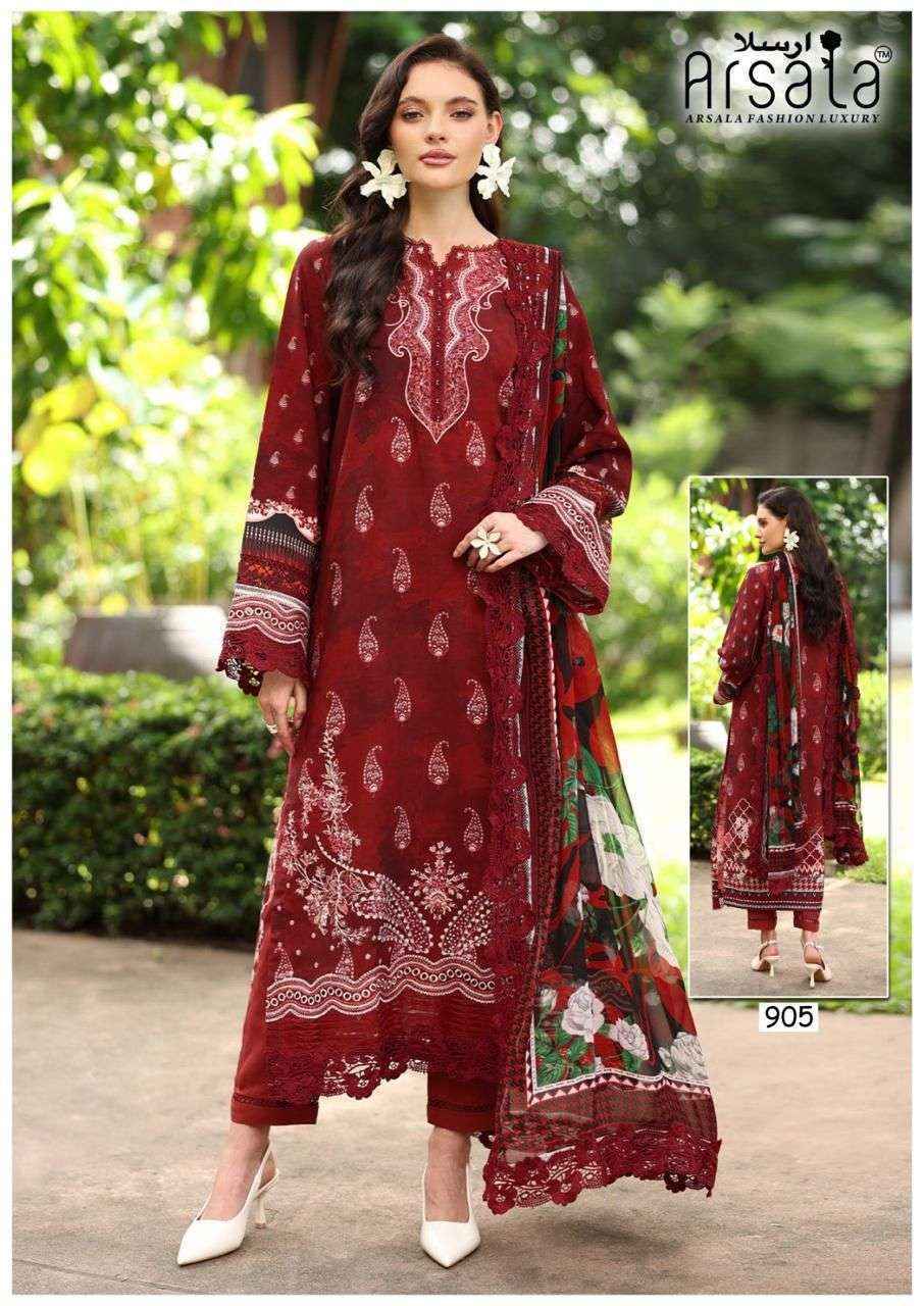 Arsala Fashion Amira Vol 9 Lawn Cotton Dress Material Collection ( 6 Pcs Catalog )