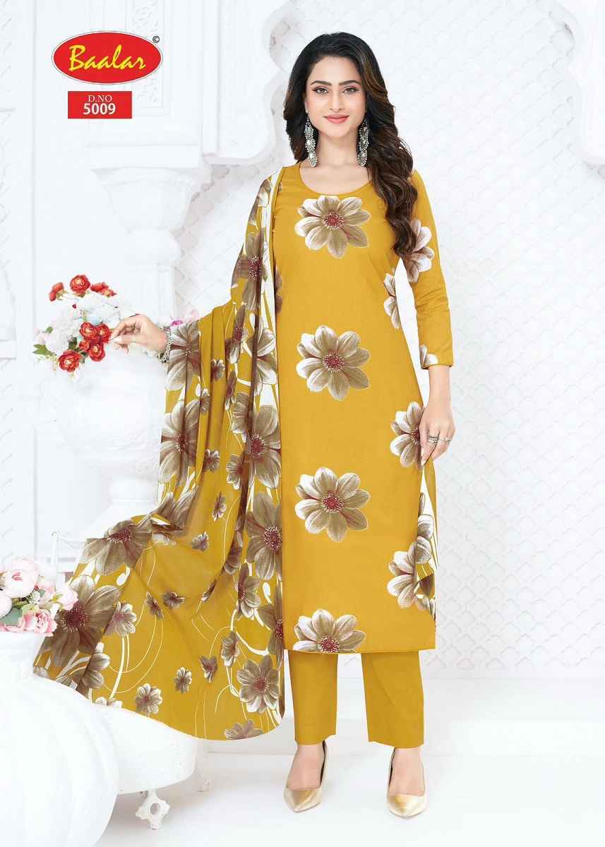 Baalar Pashmina Vol 5 Cotton Dress Material Wholesale Price ( 12 Pcs Catalog )