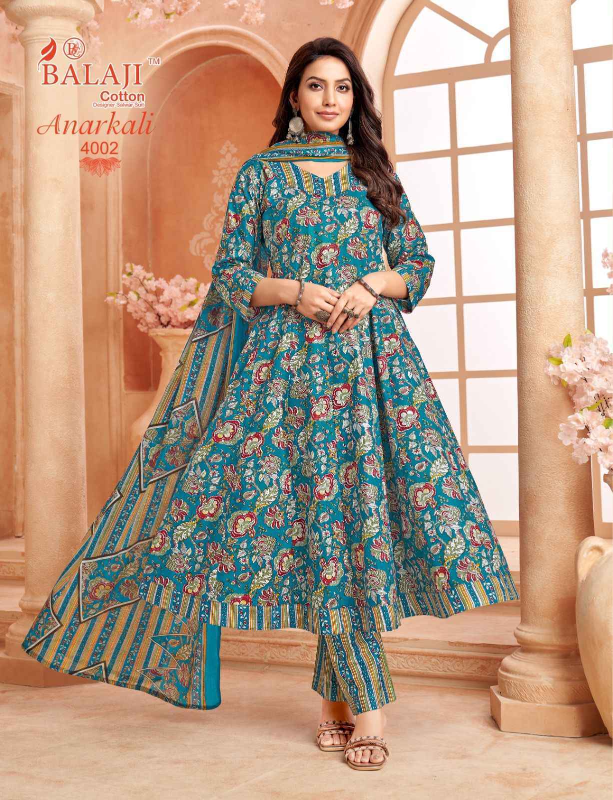 Balaji Anarkali Vol 4 Cotton Kurti Combo Collection ( 8 Pcs Catalog )