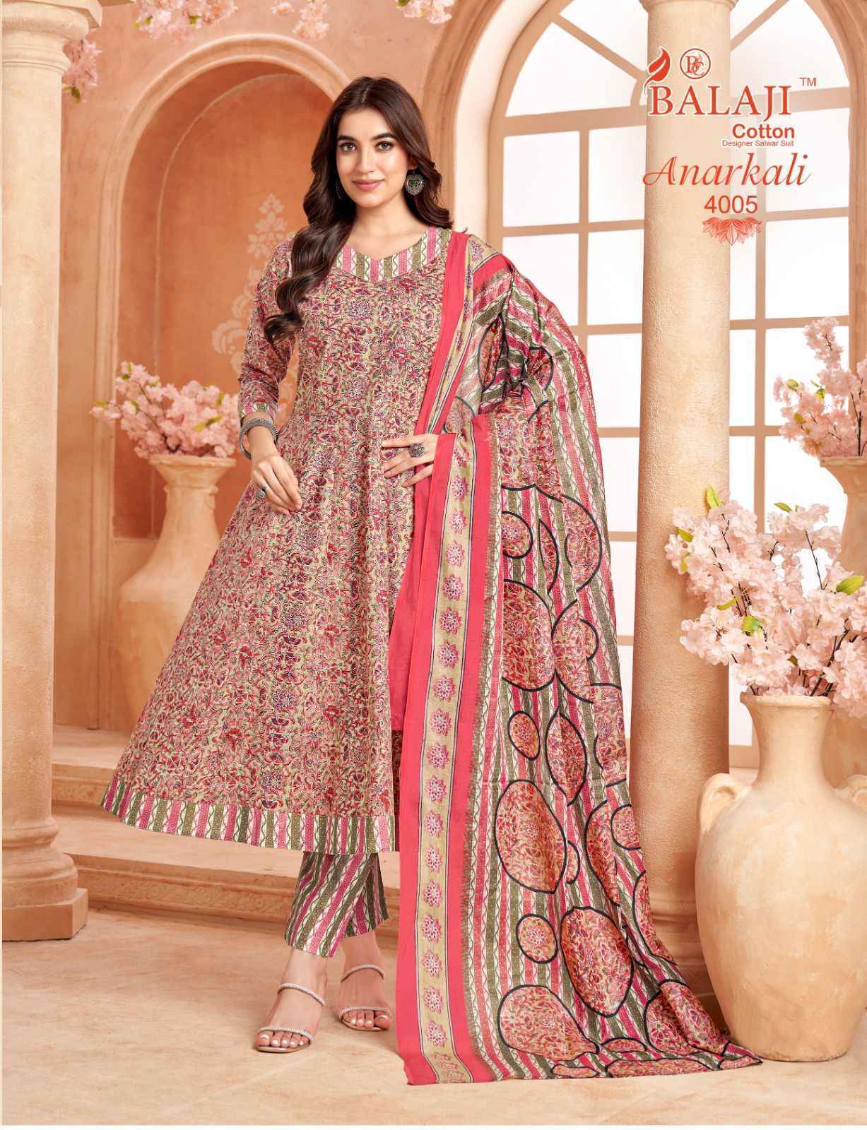 Balaji Anarkali Vol 4 Cotton Kurti Combo Collection ( 8 Pcs Catalog )