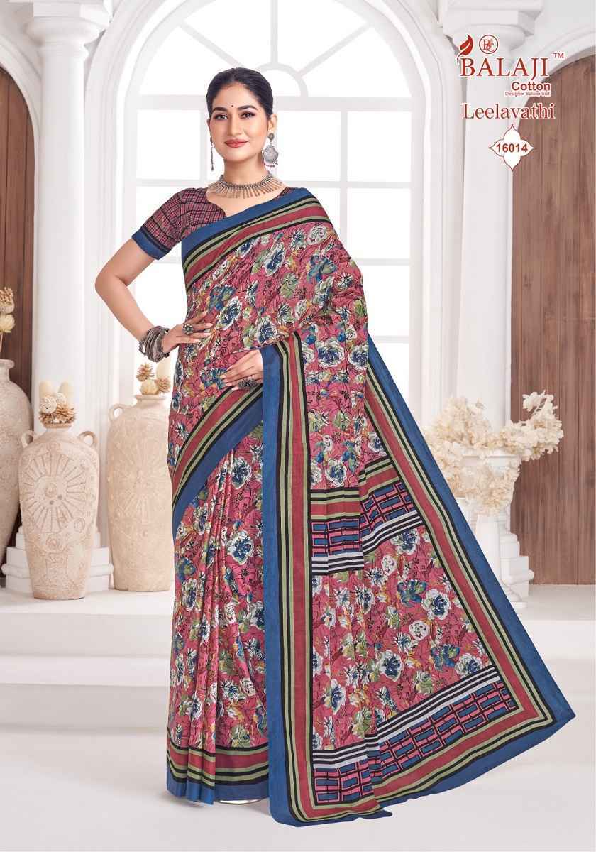 Balaji Leelavati Vol 16 Cotton Saree Collection ( 20 Pcs Catalog )