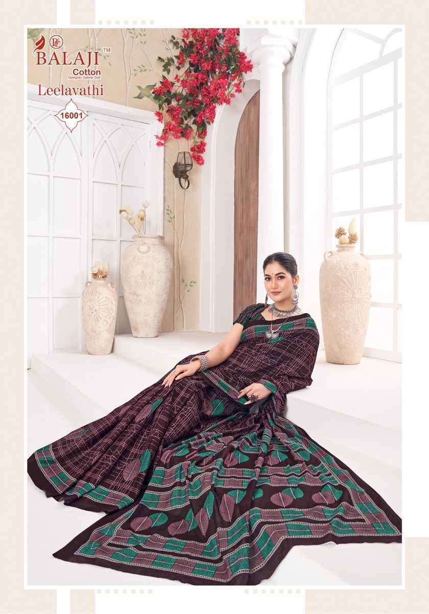 Balaji Leelavati Vol 16 Cotton Saree Collection ( 20 Pcs Catalog )