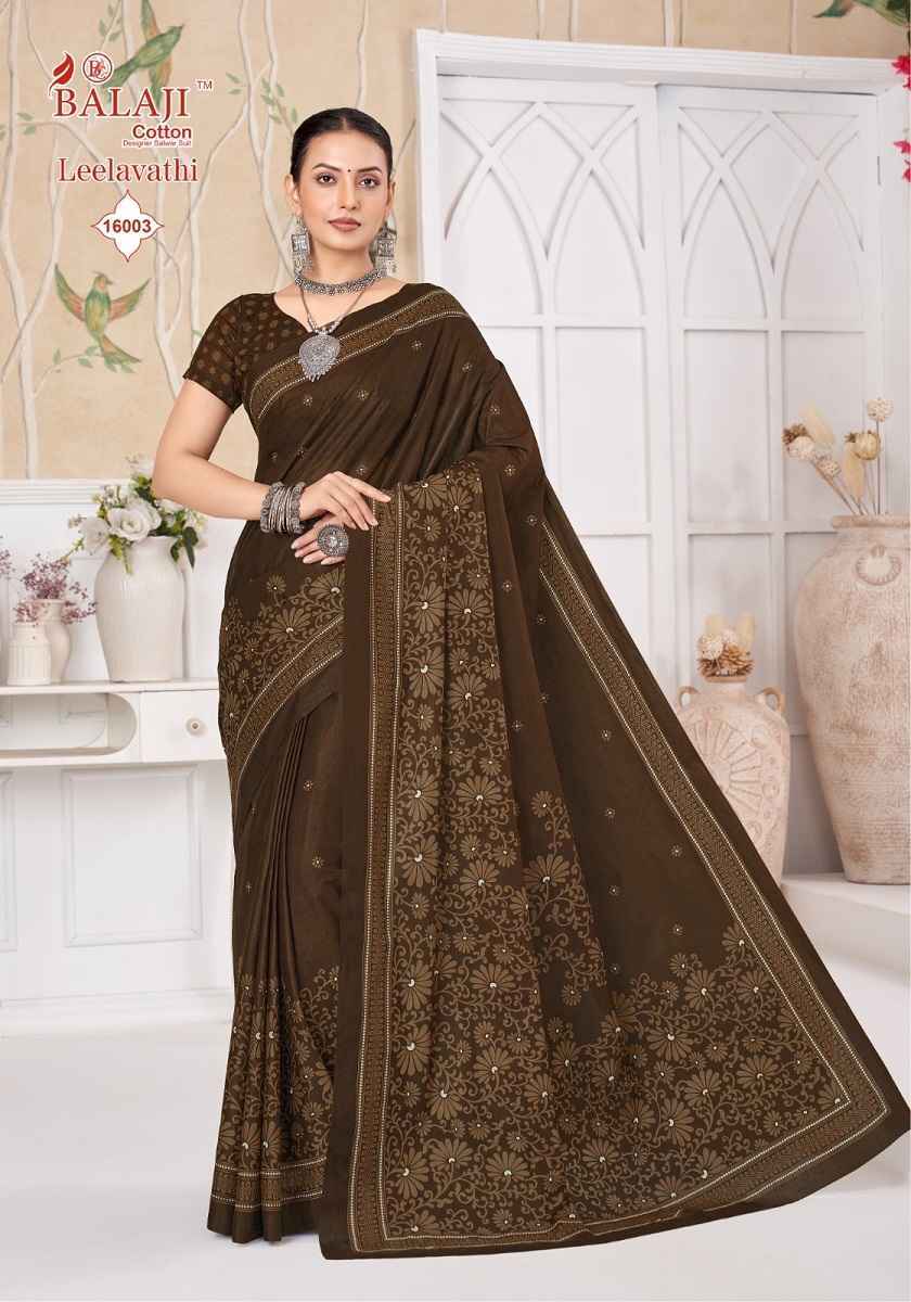 Balaji Leelavati Vol 16 Cotton Saree Collection ( 20 Pcs Catalog )