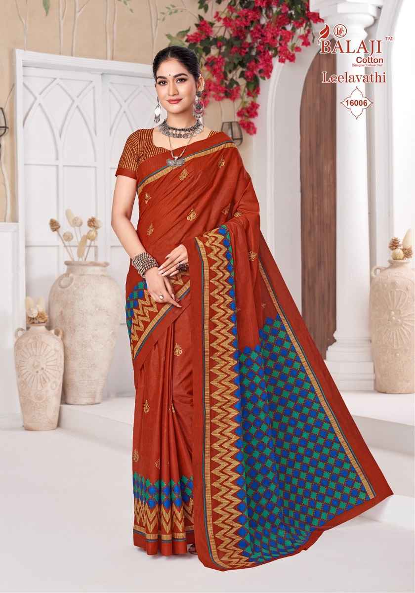 Balaji Leelavati Vol 16 Cotton Saree Collection ( 20 Pcs Catalog )
