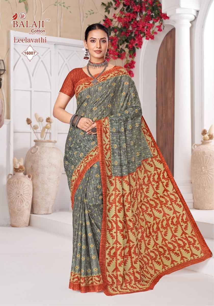 Balaji Leelavati Vol 16 Cotton Saree Collection ( 20 Pcs Catalog )