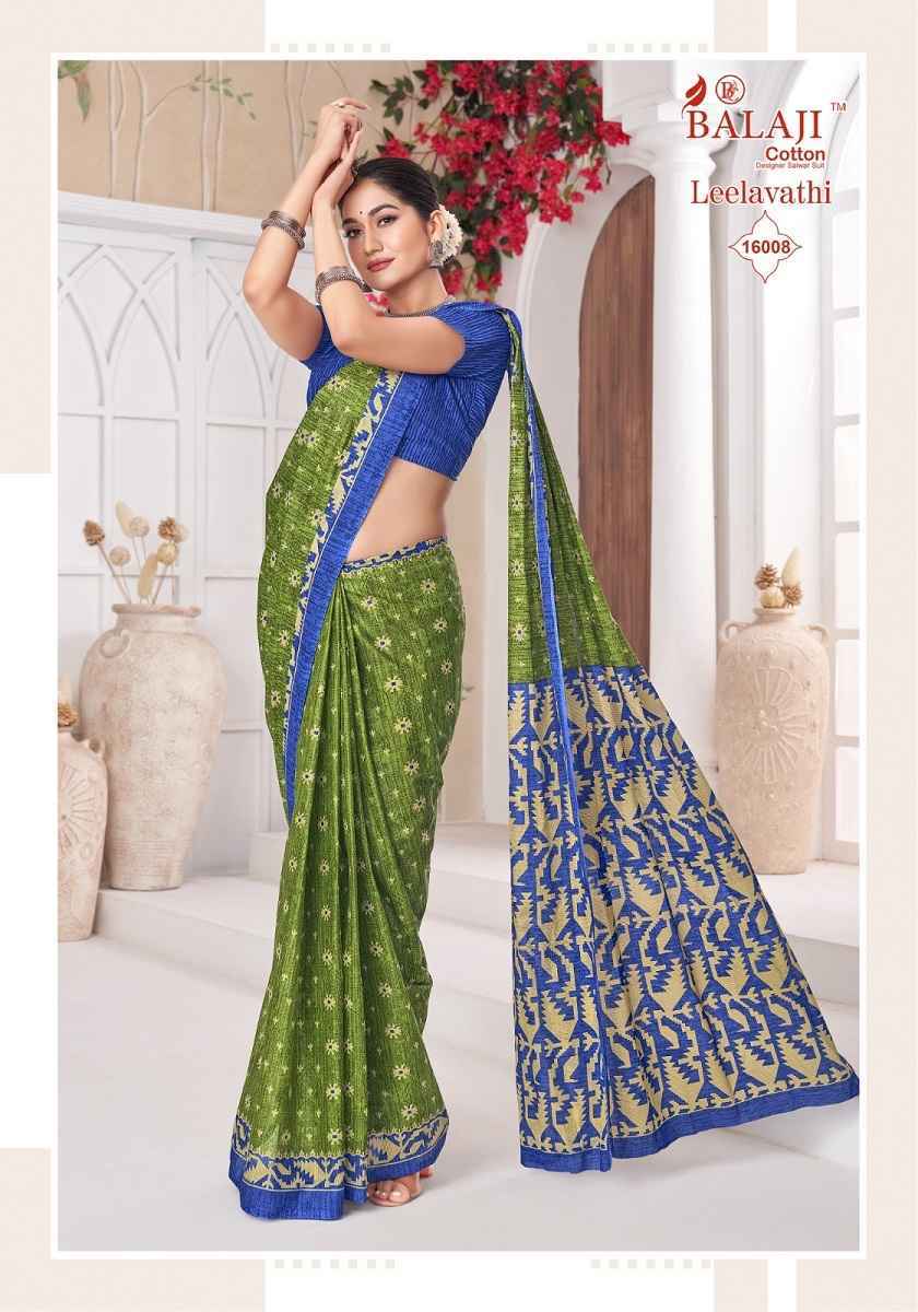 Balaji Leelavati Vol 16 Cotton Saree Collection ( 20 Pcs Catalog )