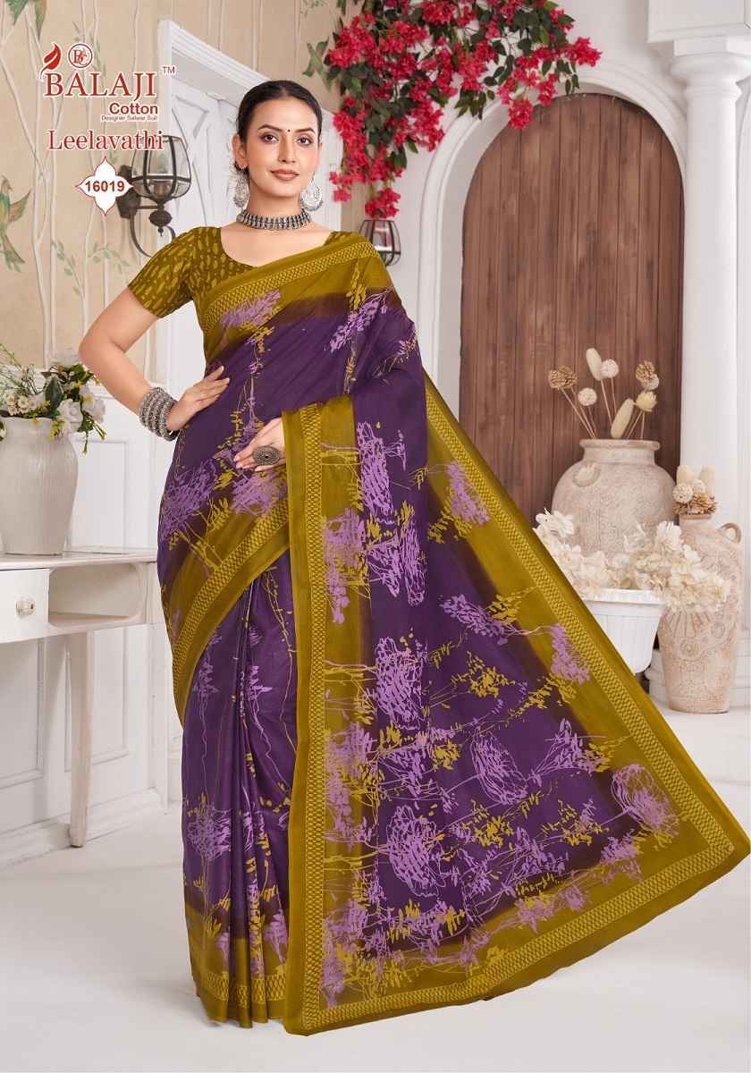 Balaji Leelavati Vol 16 Cotton Saree Collection ( 20 Pcs Catalog )