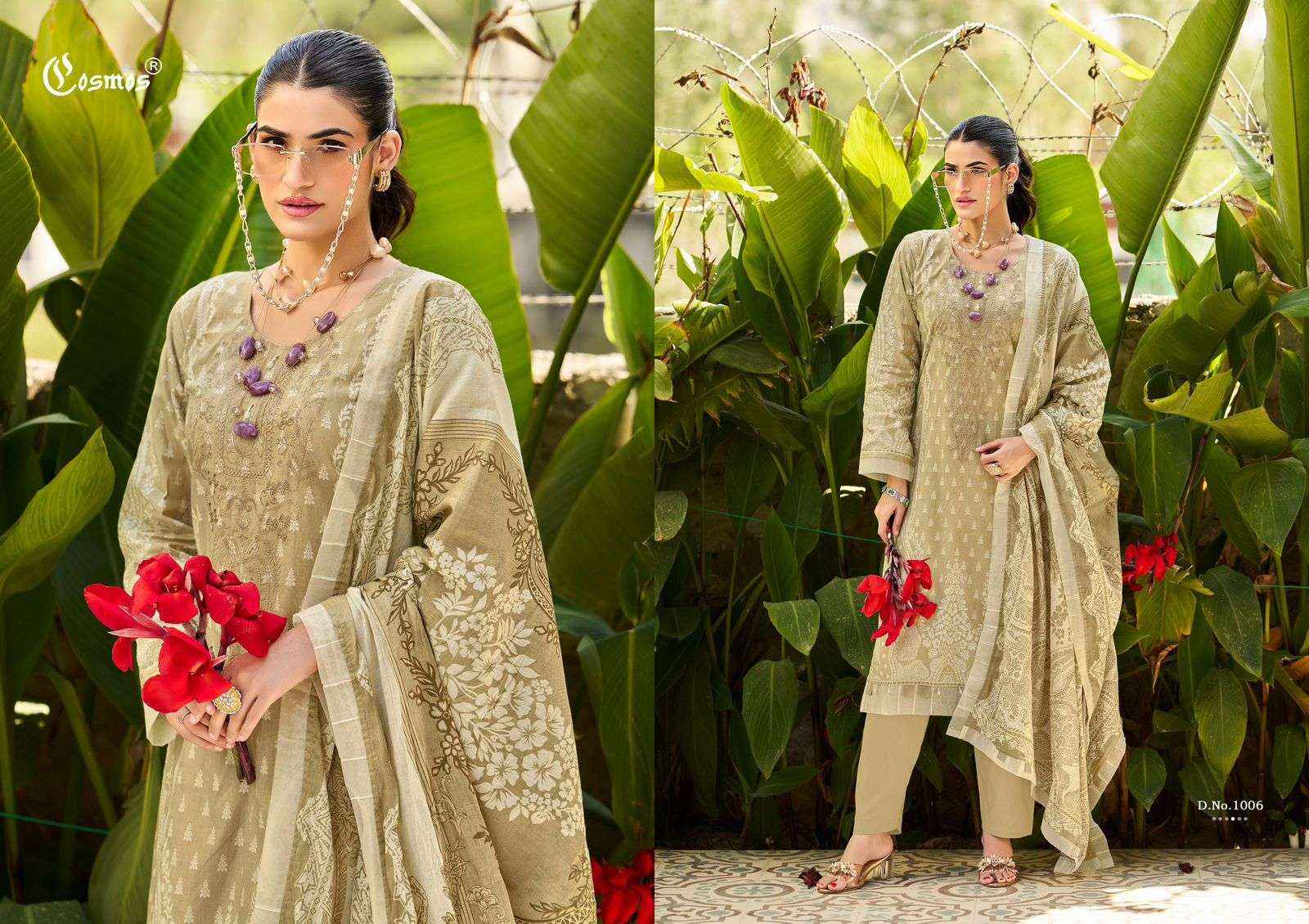 Cosmos Bliss Embroidery Lawn Vol 1 Exclusive Cotton Latest Collection ( 8 Pcs Catalog )