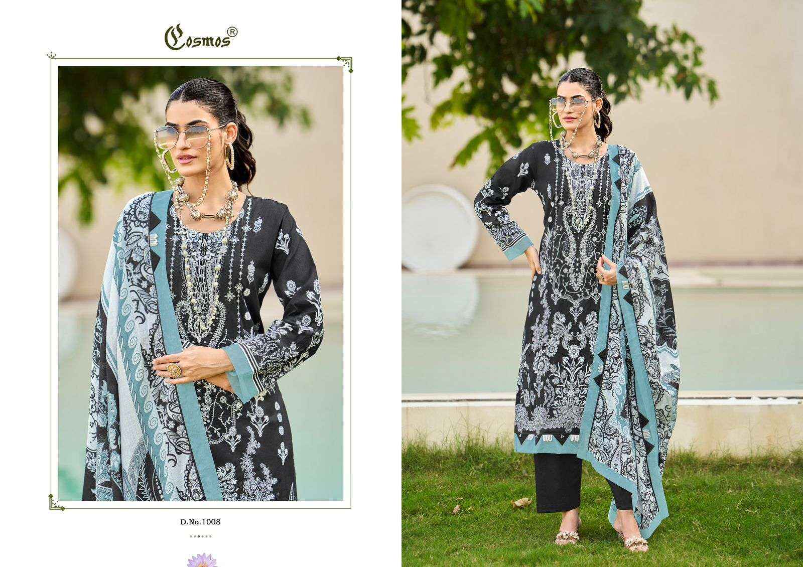 Cosmos Bliss Embroidery Lawn Vol 1 Exclusive Cotton Latest Collection ( 8 Pcs Catalog )