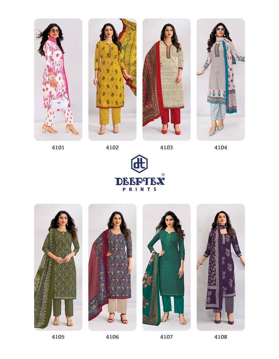 Deeptex Chief Guest Vol 41 Cotton Dress Material Wholesale Price ( 15 Pcs Catalog )