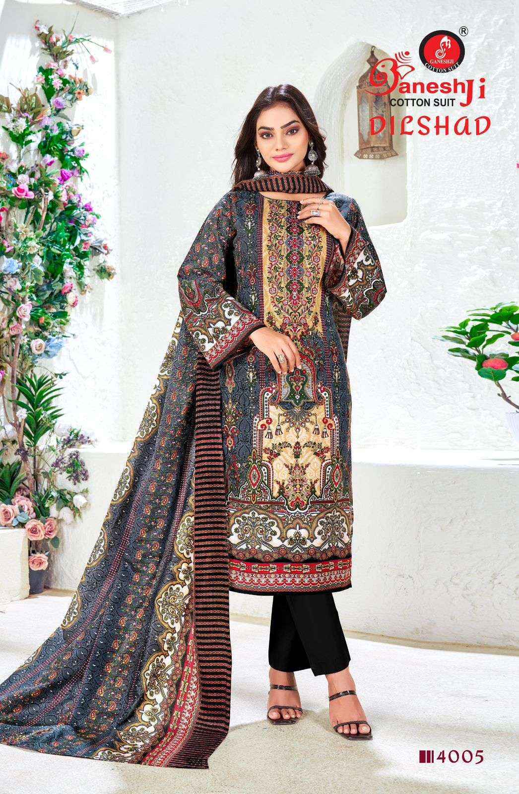 Ganesh Ji Dilshad Vol 4 Cotton Dress Material Collection ( 8 Pcs Catalog )