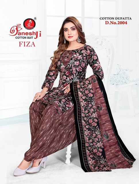 Ganesh Ji Fiza Vol 2 Cotton Dress Material Wholesale Price ( 10 Pcs Catalog )