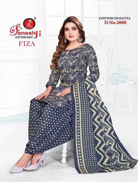 Ganesh Ji Fiza Vol 2 Cotton Dress Material Wholesale Price ( 10 Pcs Catalog )