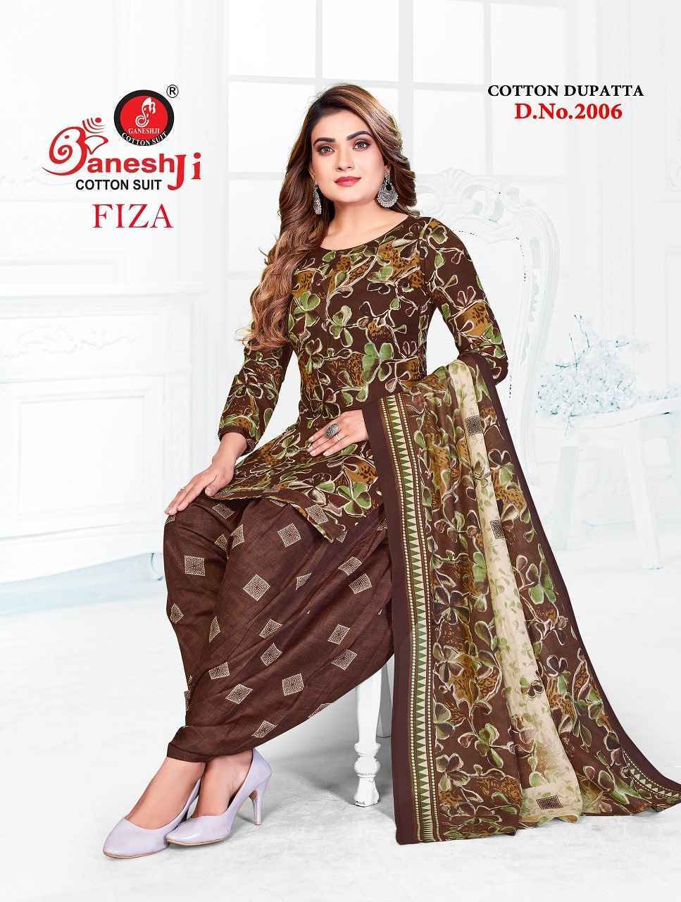 Ganesh Ji Fiza Vol 2 Cotton Dress Material Wholesale Price ( 10 Pcs Catalog )