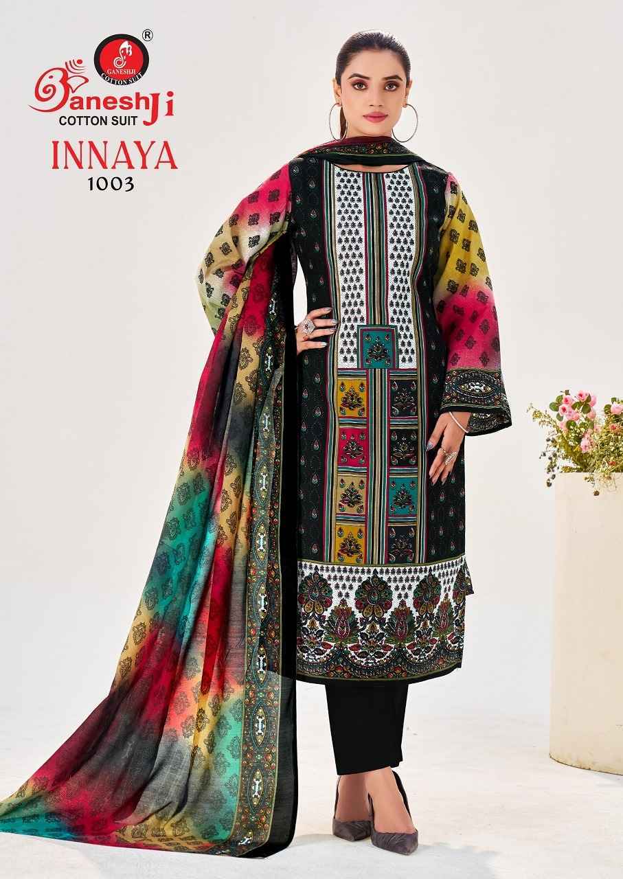 Ganesh Ji Innaya Vol 1 Cotton Dress Material Wholesale Price ( 8 Pcs Catalog )