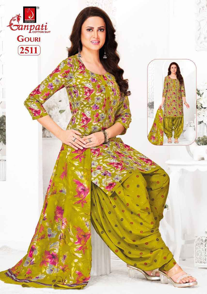 Ganpati Gouri Vol 11 Heavy Cotton Dress Material Wholesale Price ( 15 Pcs Catalog )
