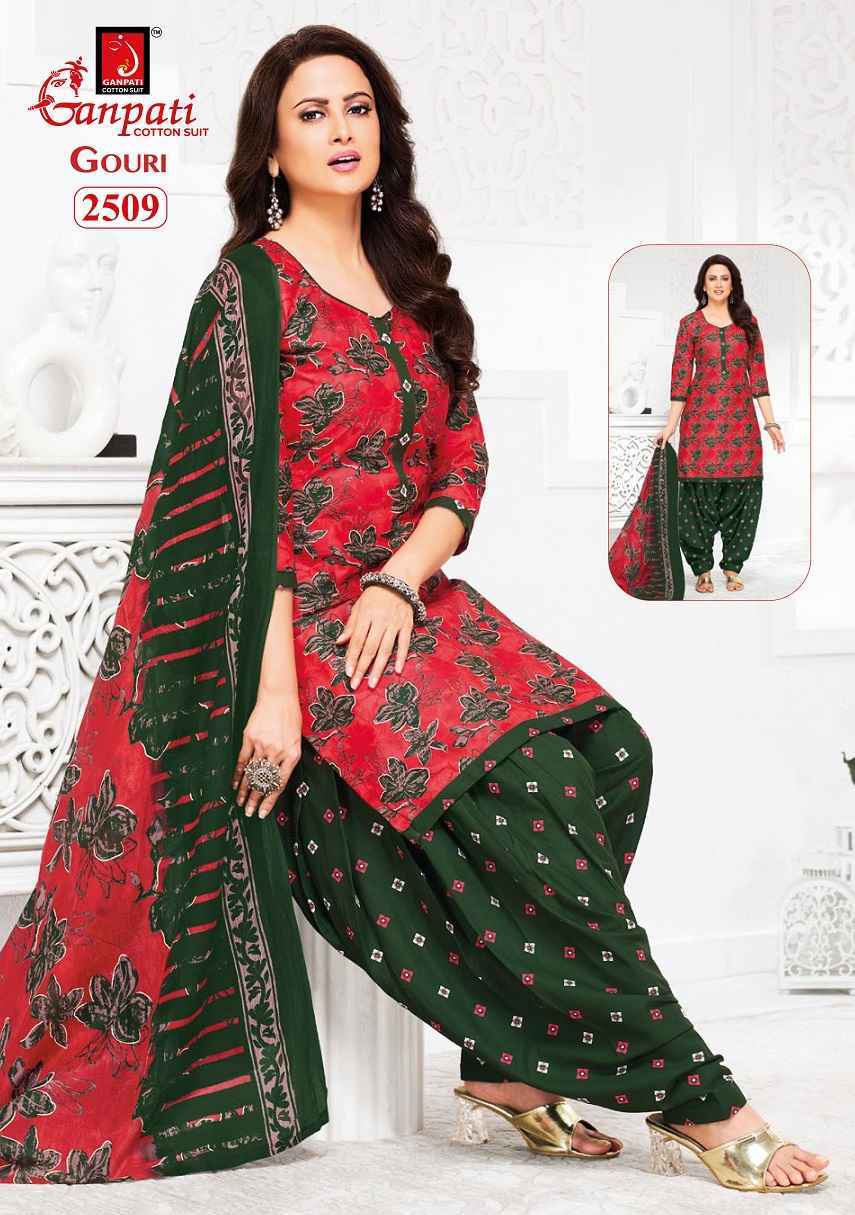 Ganpati Gouri Vol 11 Heavy Cotton Dress Material Wholesale Price ( 15 Pcs Catalog )