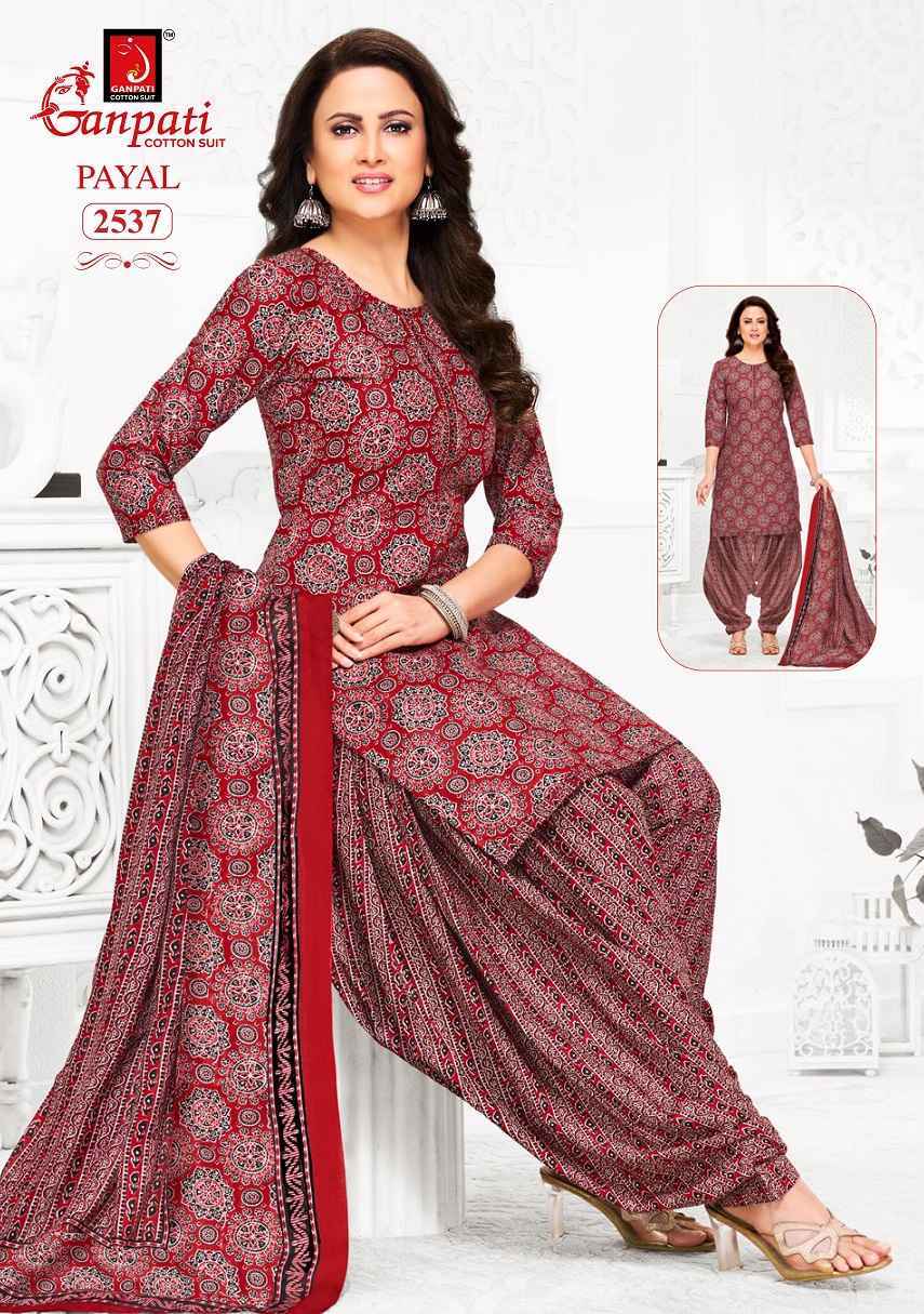 Ganpati Payal Vol 11 Cotton Dress Material Wholesale Price ( 15 Pcs Catalog )