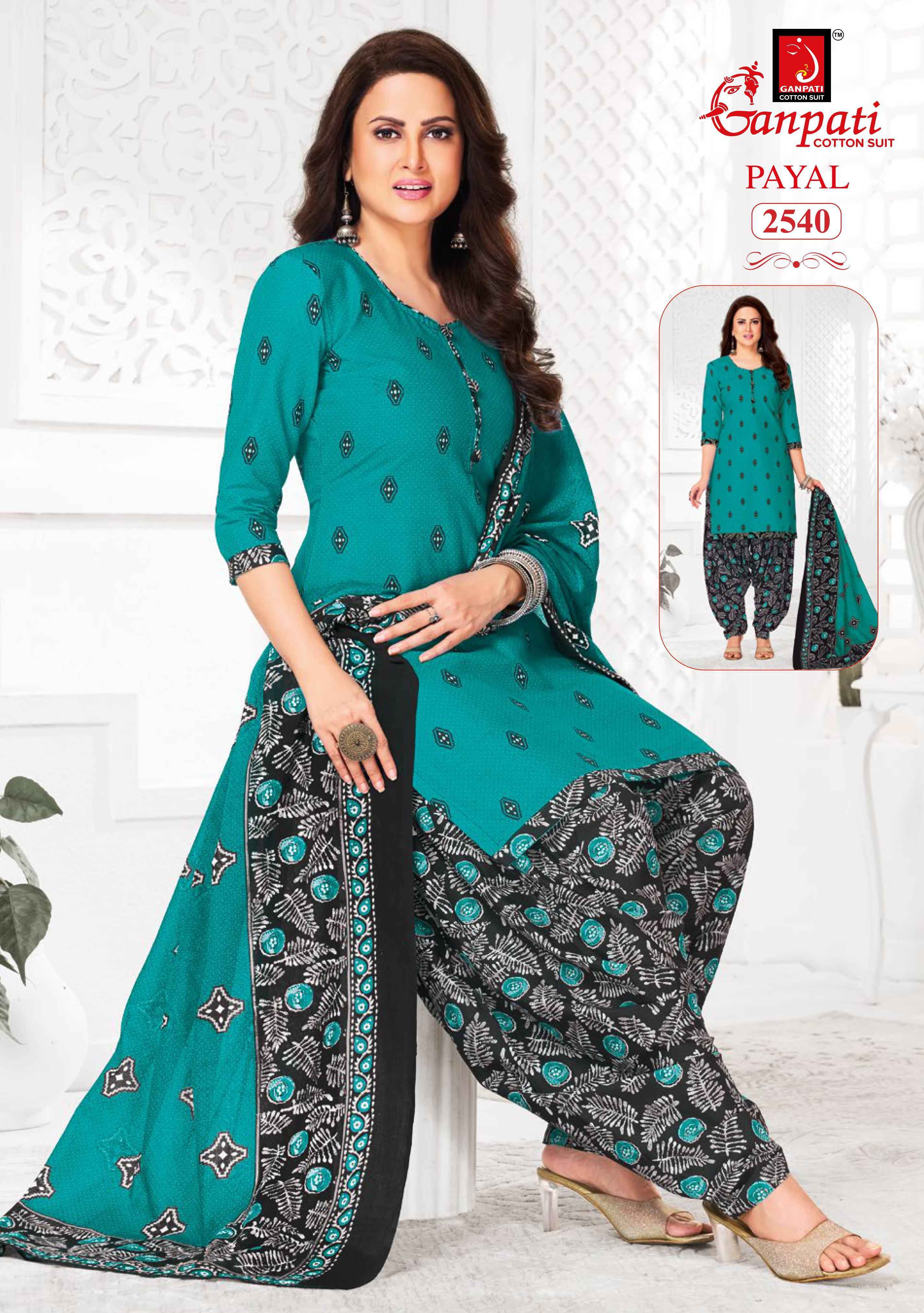 Ganpati Payal Vol 11 Cotton Dress Material Wholesale Price ( 15 Pcs Catalog )