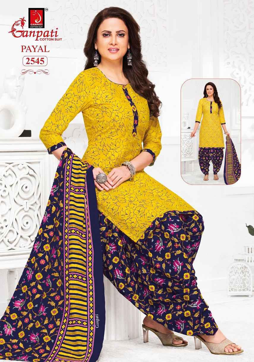 Ganpati Payal Vol 11 Cotton Dress Material Wholesale Price ( 15 Pcs Catalog )