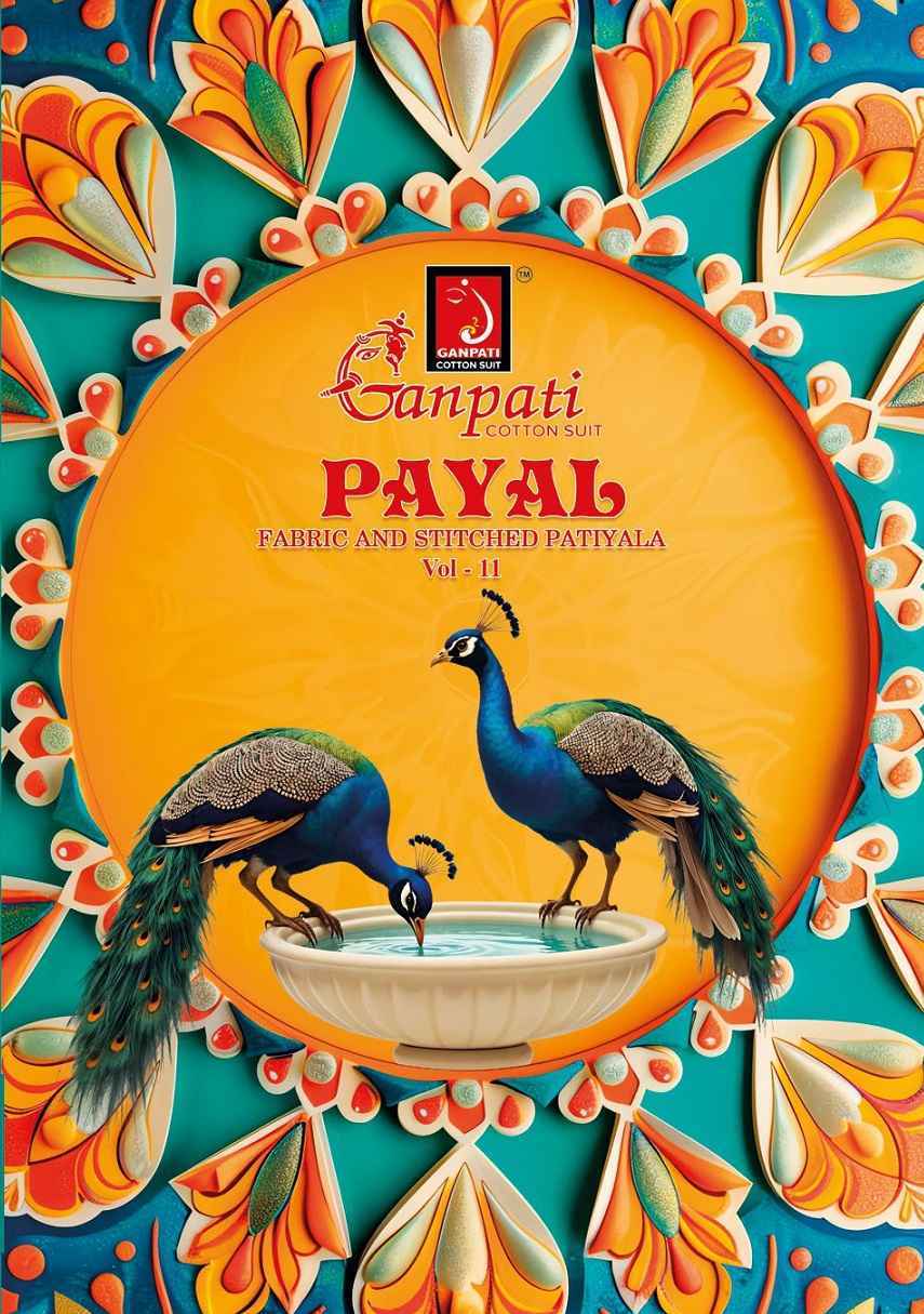 Ganpati Payal Vol 11 Cotton Dress Material Wholesale Price ( 15 Pcs Catalog )