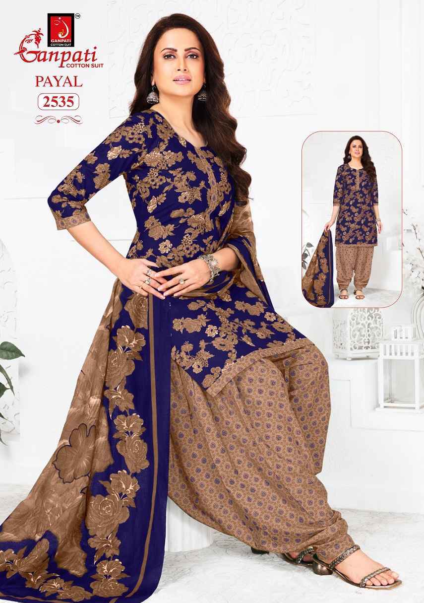 Ganpati Payal Vol 11 Cotton Dress Material Wholesale Price ( 15 Pcs Catalog )