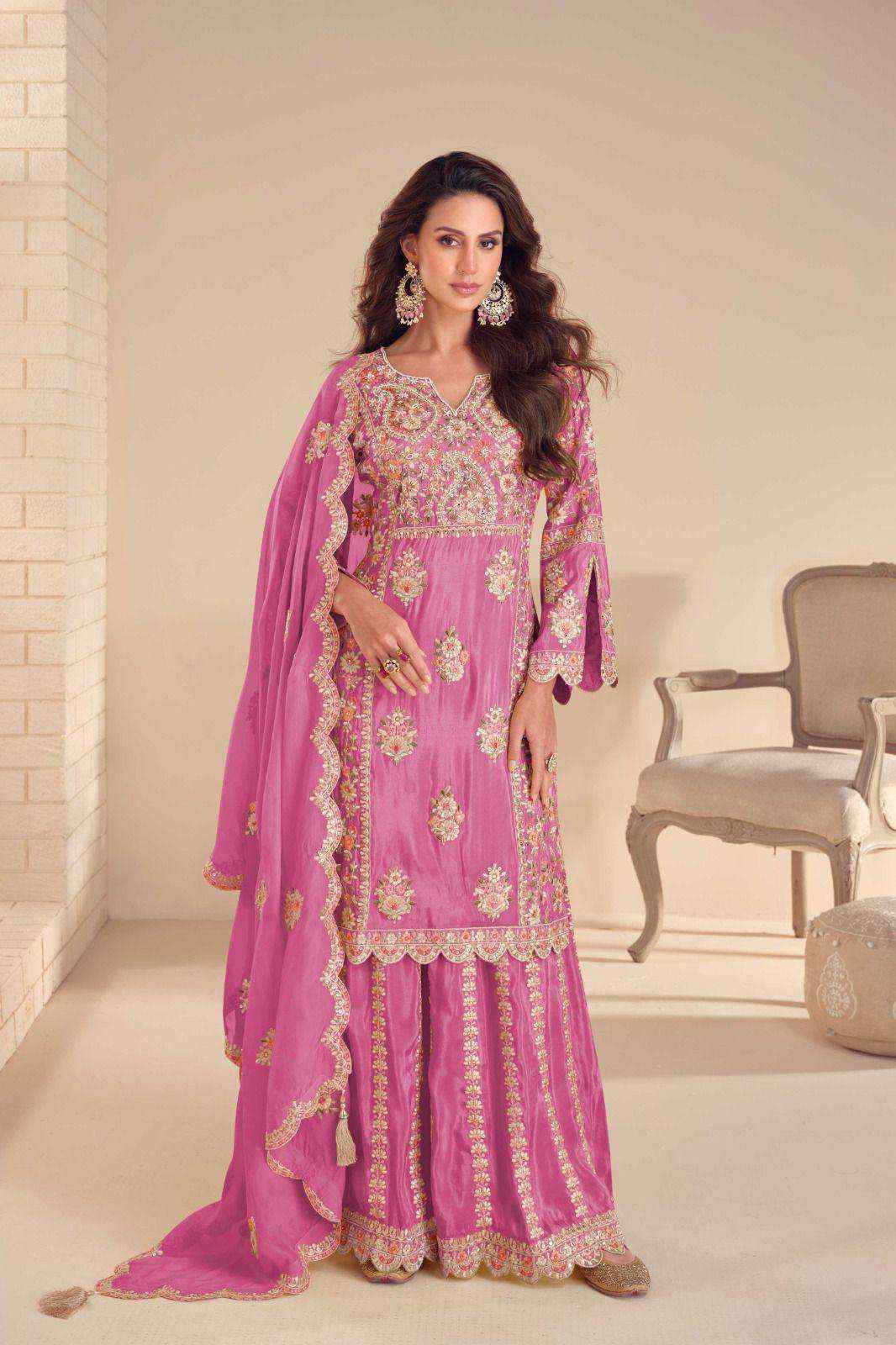 Gulkayra Designer Mariya Readymade Simer Silk Dress Collection ( 3 Pcs Catalog )