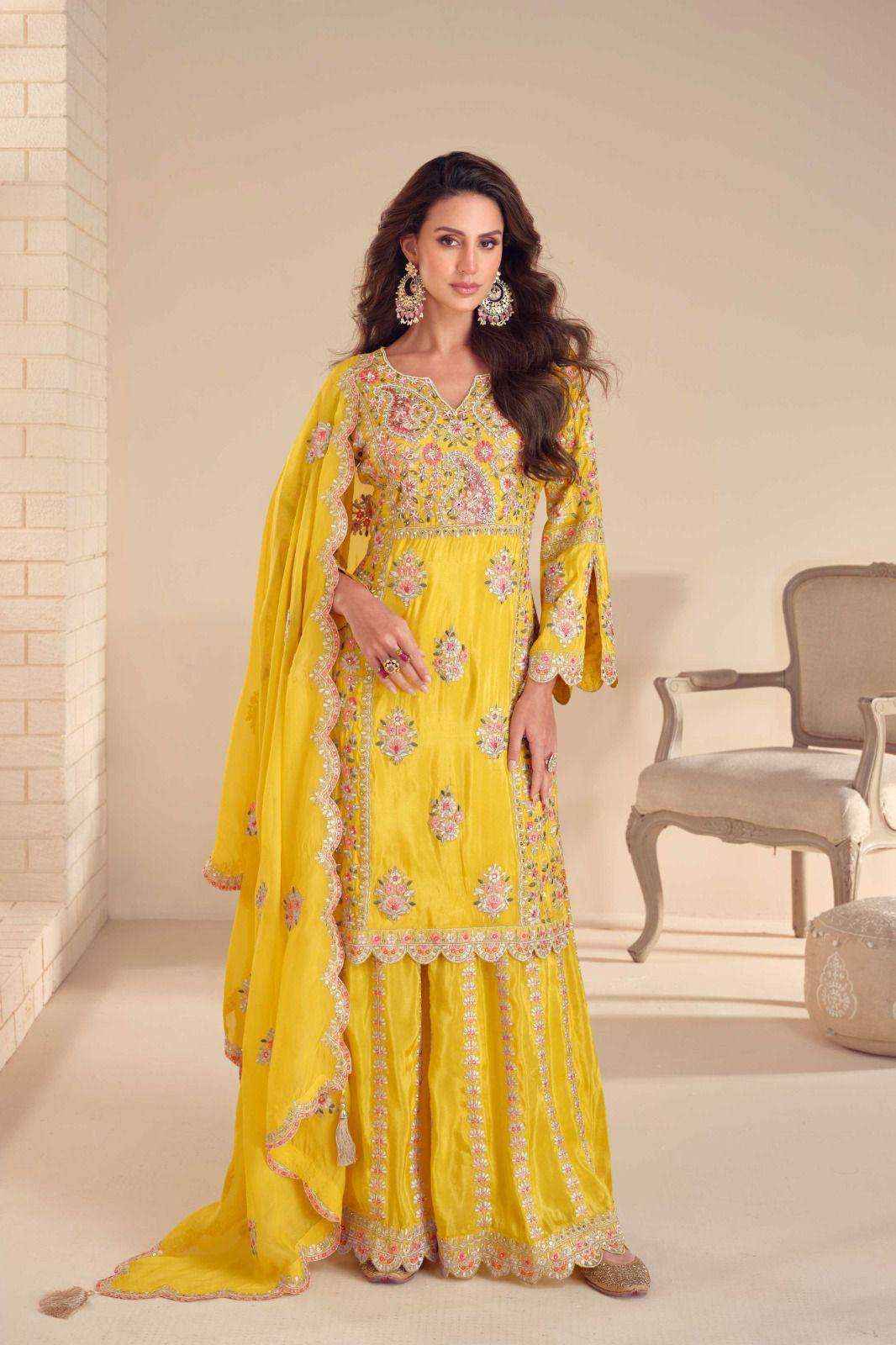 Gulkayra Designer Mariya Readymade Simer Silk Dress Collection ( 3 Pcs Catalog )