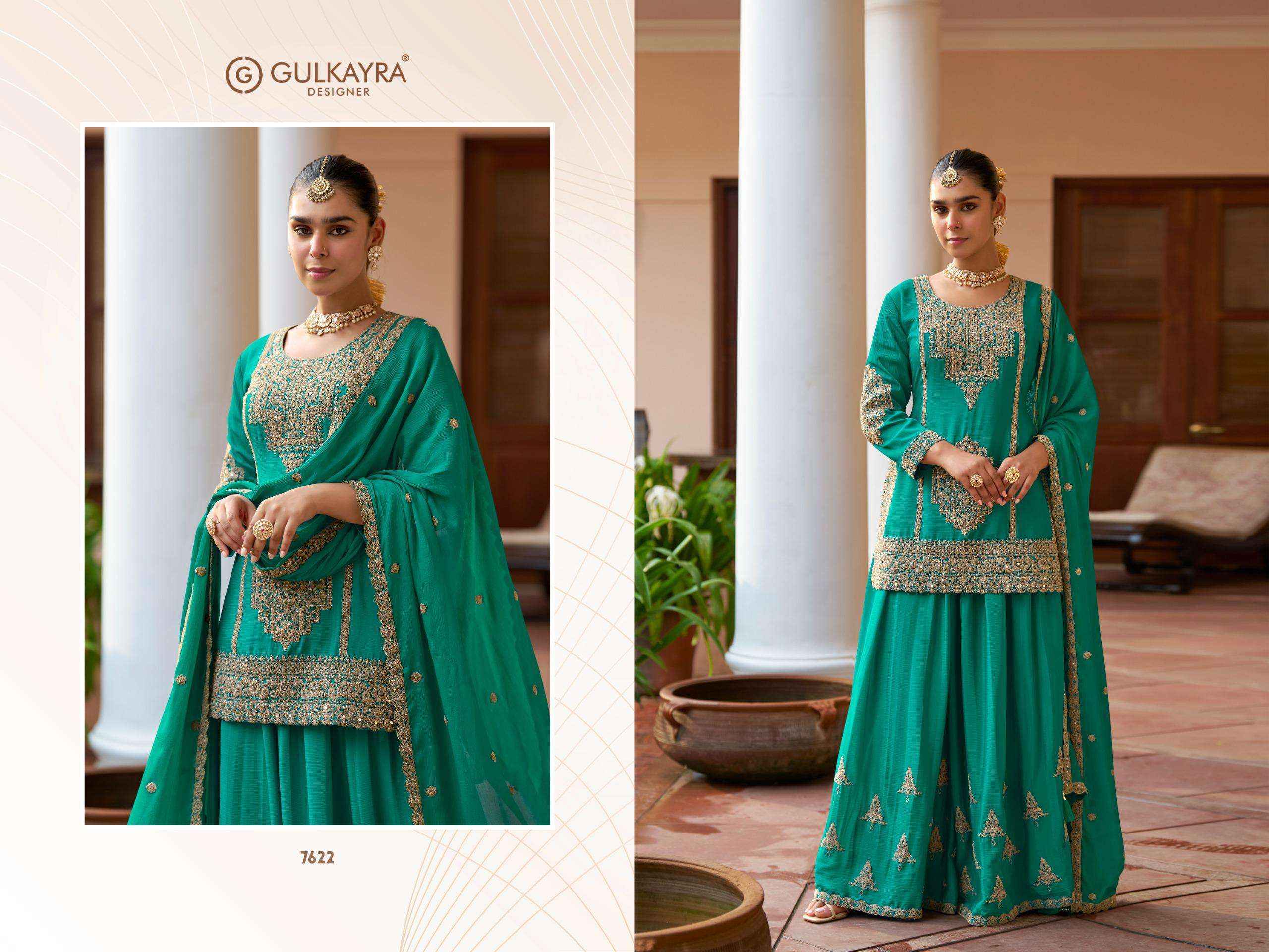Gulkayra Designer Varnika Readymade Chinon Suit Collection ( 3 Pcs Catalog )