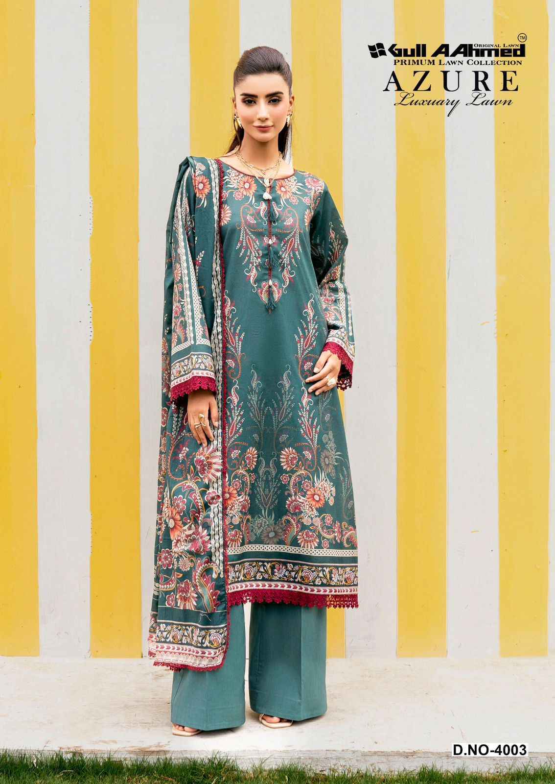 Gull Aahmed Azure Vol 4 Cambric Cotton Dress Material Wholesale Price 6 pcs Catalogue