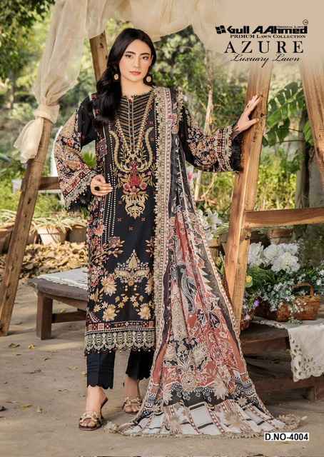 Gull Aahmed Azure Vol 4 Cambric Cotton Dress Material Wholesale Price 6 pcs Catalogue