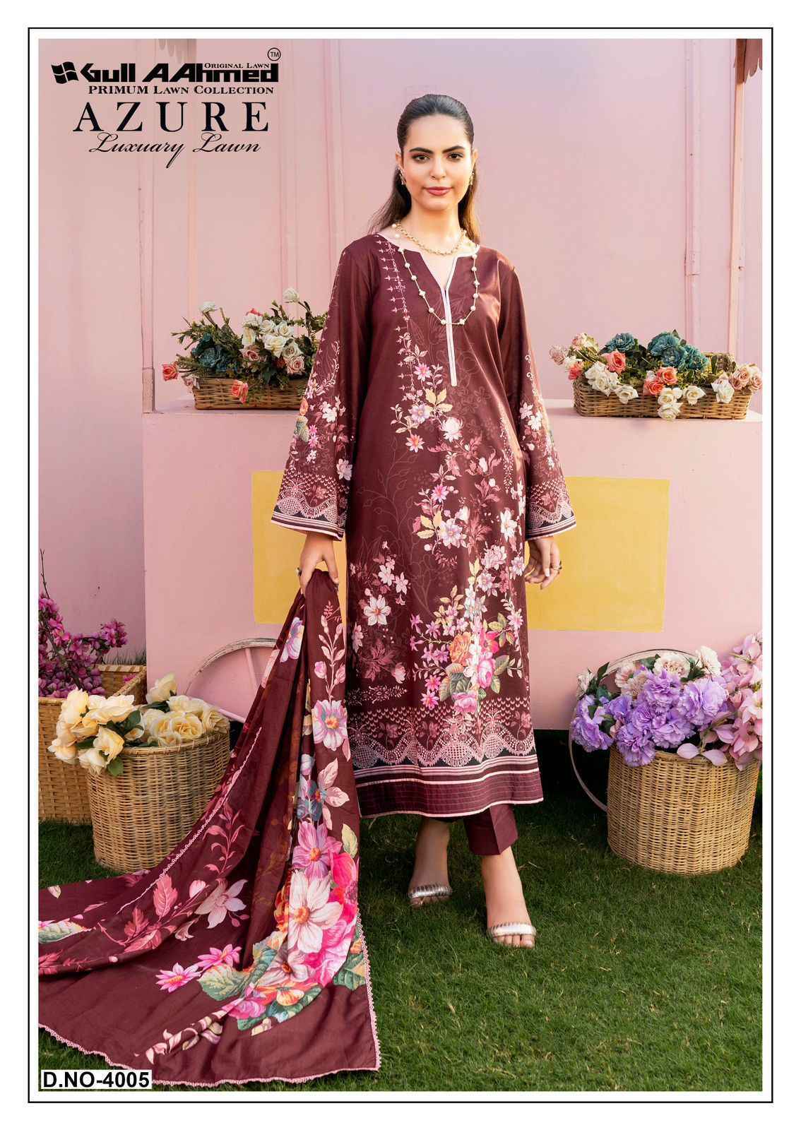 Gull Aahmed Azure Vol 4 Cambric Cotton Dress Material Wholesale Price 6 pcs Catalogue