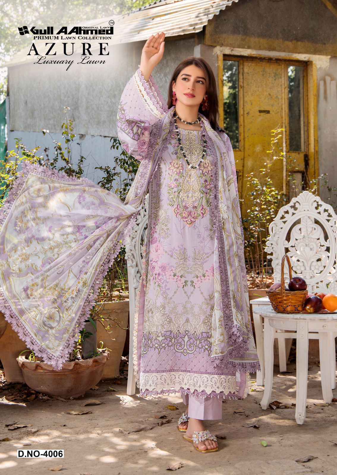 Gull Aahmed Azure Vol 4 Cambric Cotton Dress Material Wholesale Price 6 pcs Catalogue