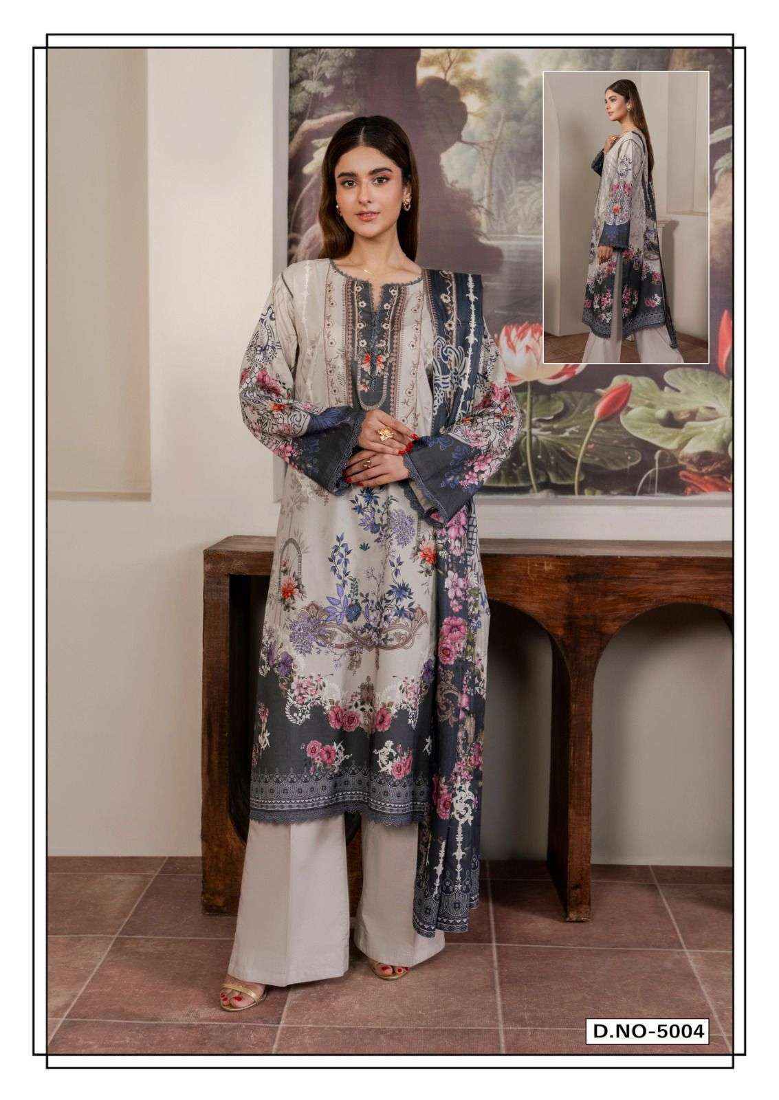 Hala Alara Vol 5 Lawn Cotton Dress Material Wholesale Price ( 6 Pcs Catalog )