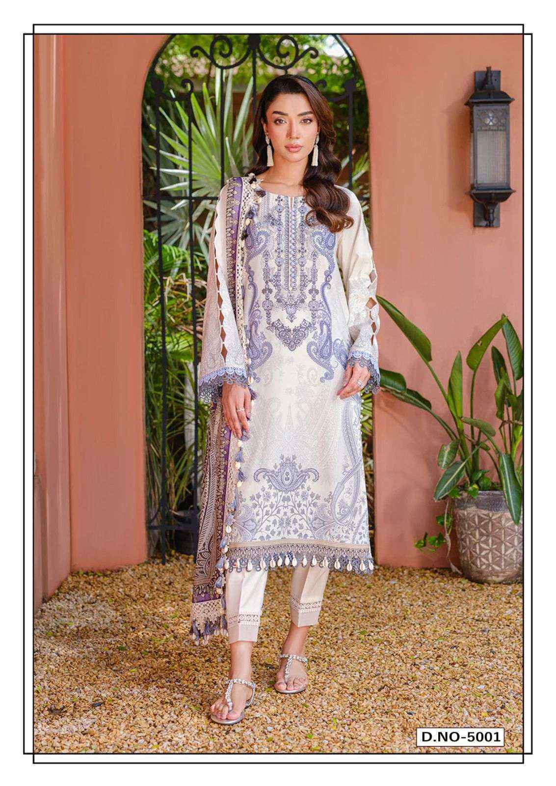 Hala Alara Vol 5 Lawn Cotton Dress Material Wholesale Price ( 6 Pcs Catalog )