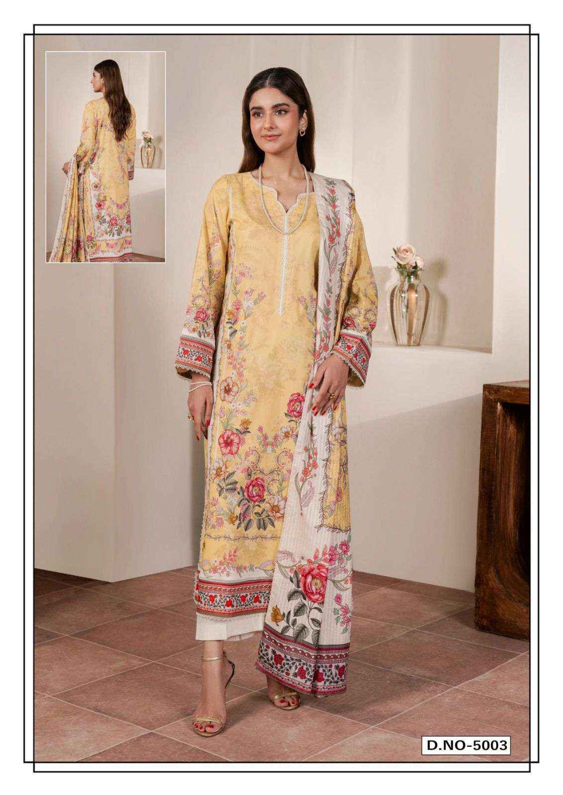 Hala Alara Vol 5 Lawn Cotton Dress Material Wholesale Price ( 6 Pcs Catalog )