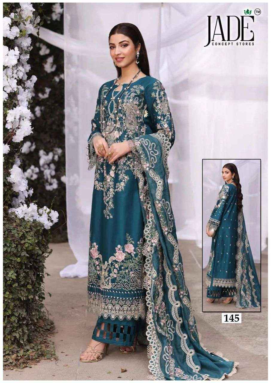 Jade Chevron Vol 15 Cotton Pakistani Dress Material Wholesale Surat ( 6 Pc Catalog )