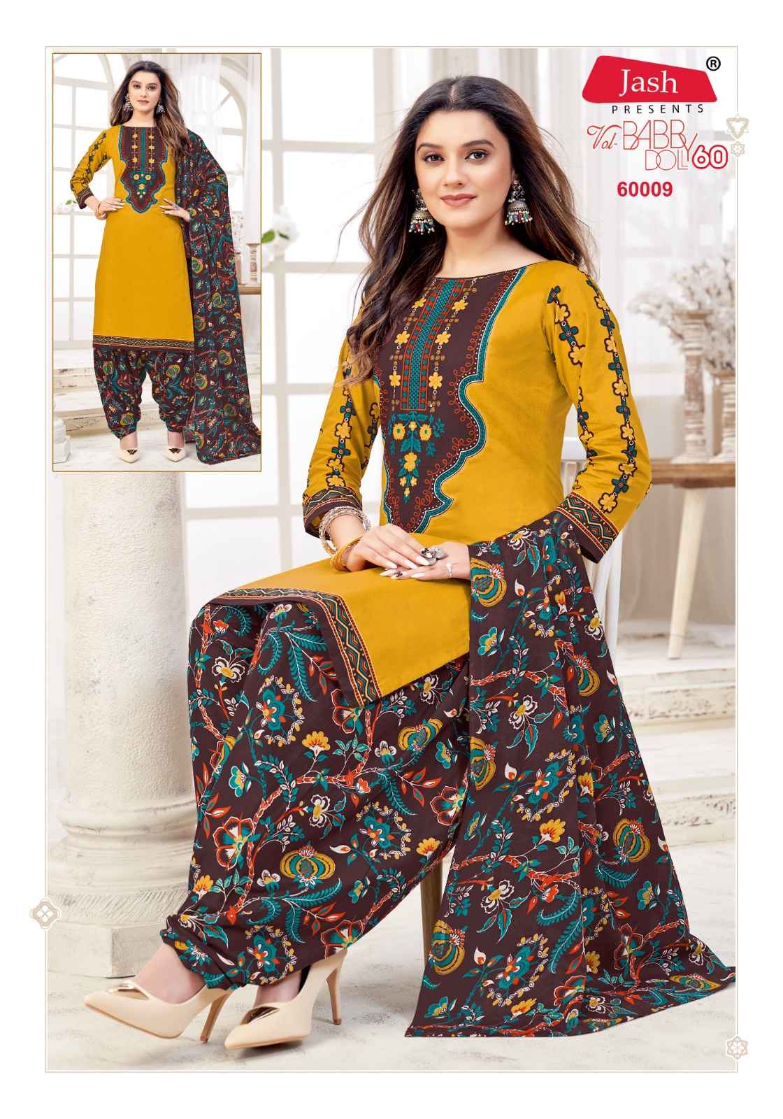 Jash Baby Doll Vol 60 Cotton Dress Material Wholesale Price ( 12 Pcs Catalog )