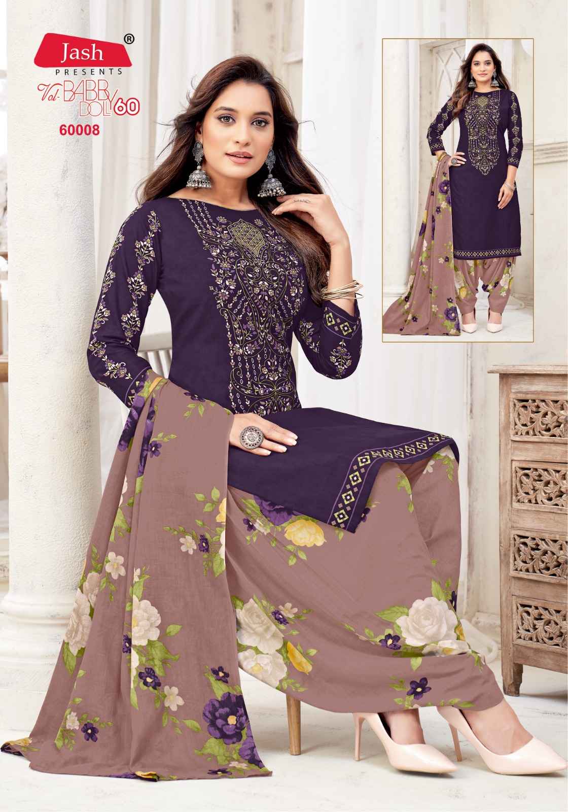 Jash Baby Doll Vol 60 Cotton Dress Material Wholesale Price ( 12 Pcs Catalog )