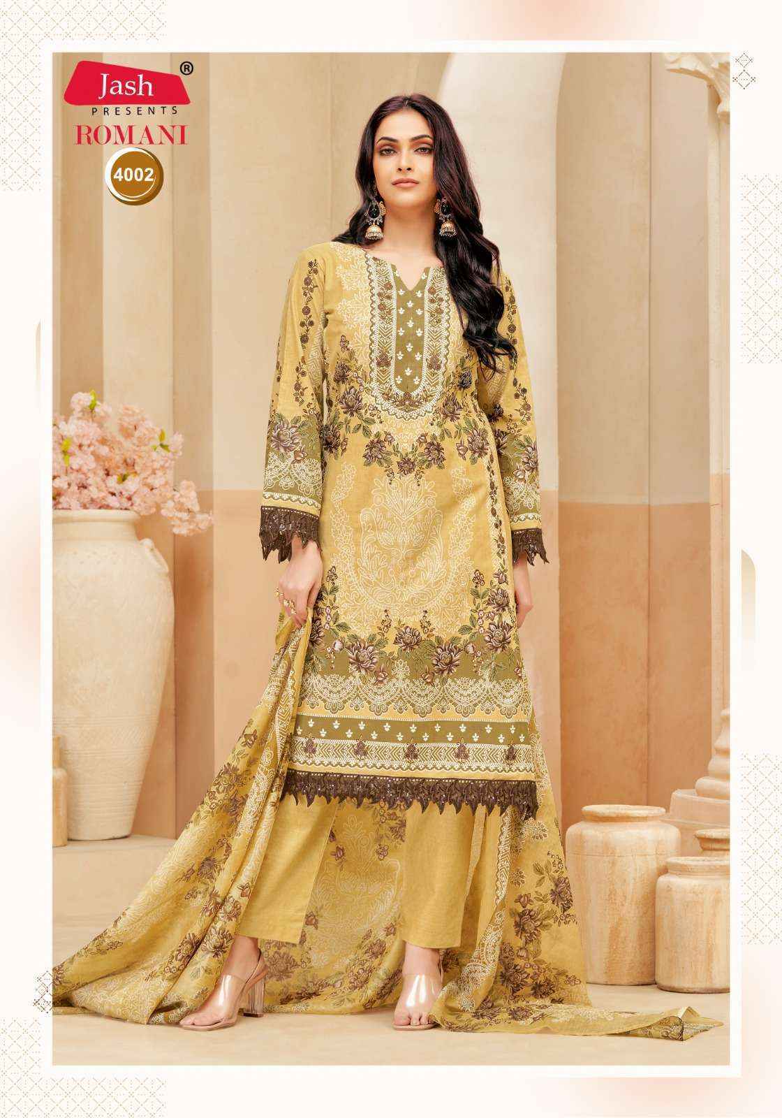 Jash Romani Vol 4 Cotton Dress Material Collection ( 8 Pcs Catalog )