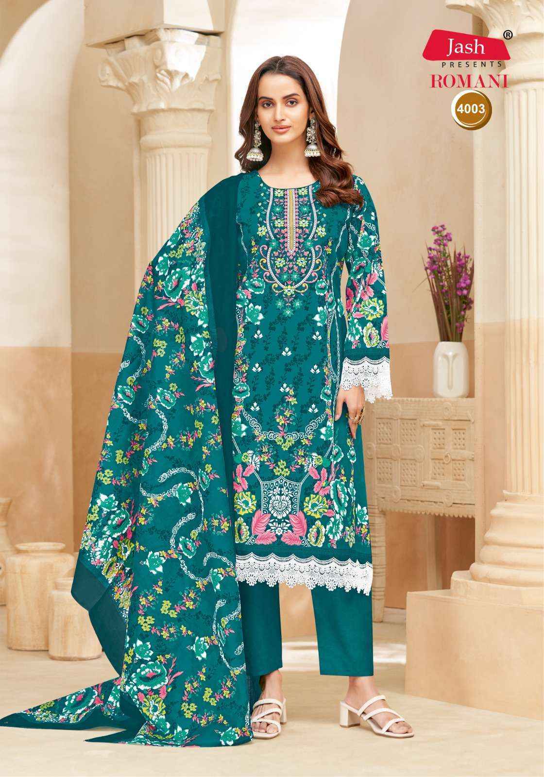 Jash Romani Vol 4 Cotton Dress Material Collection ( 8 Pcs Catalog )