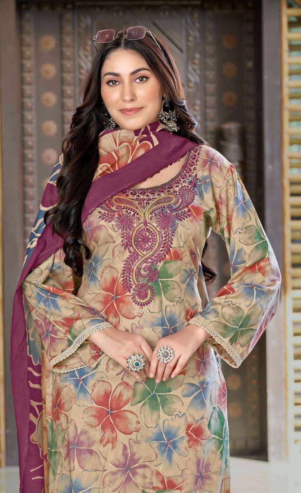JT Bulbul Vol 8 Rayon Salwar Kameez Catalogue Wholesale Price ( 5 Pcs Catalogue )