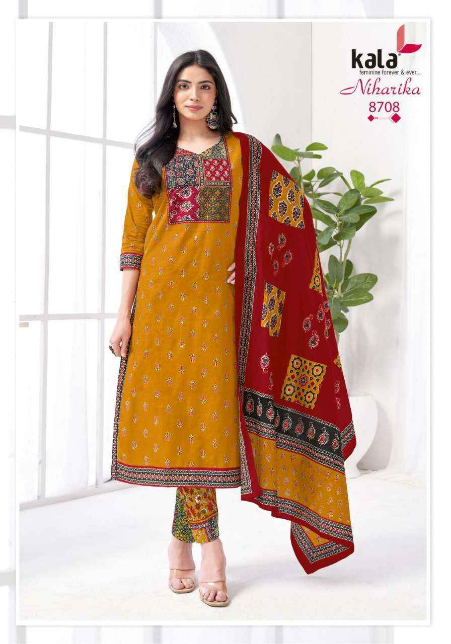 Kala Niharika Vol 5 Printed Pant Style Unstitch Cotton Suit Catalog Dealers