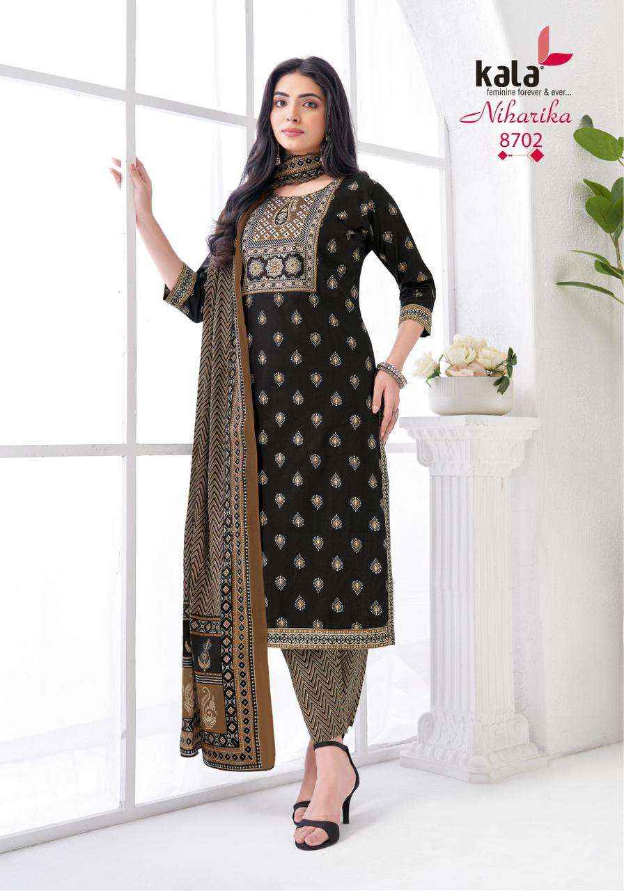 Kala Niharika Vol 5 Printed Pant Style Unstitch Cotton Suit Catalog Dealers