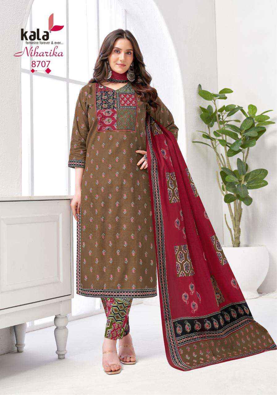 Kala Niharika Vol 5 Printed Pant Style Unstitch Cotton Suit Catalog Dealers