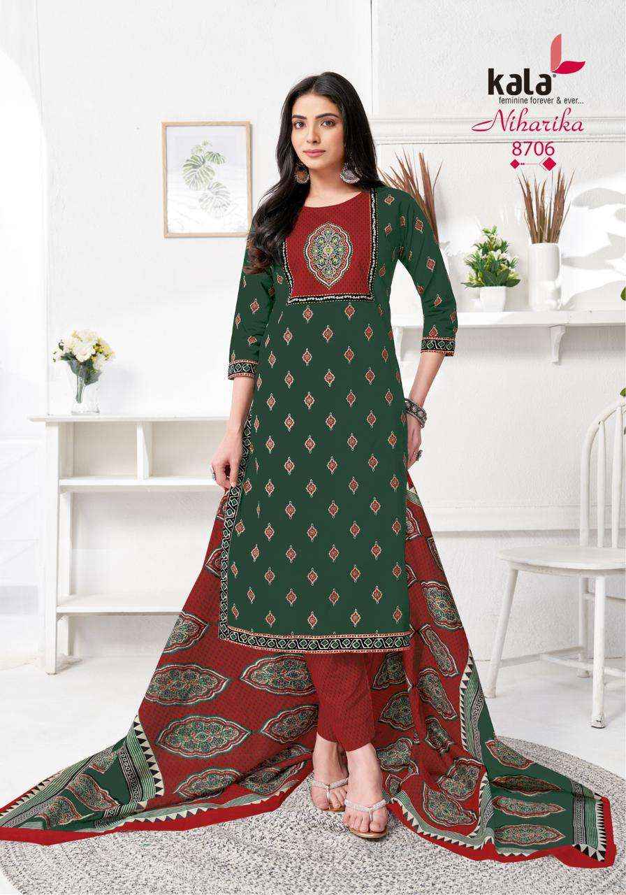 Kala Niharika Vol 5 Printed Pant Style Unstitch Cotton Suit Catalog Dealers