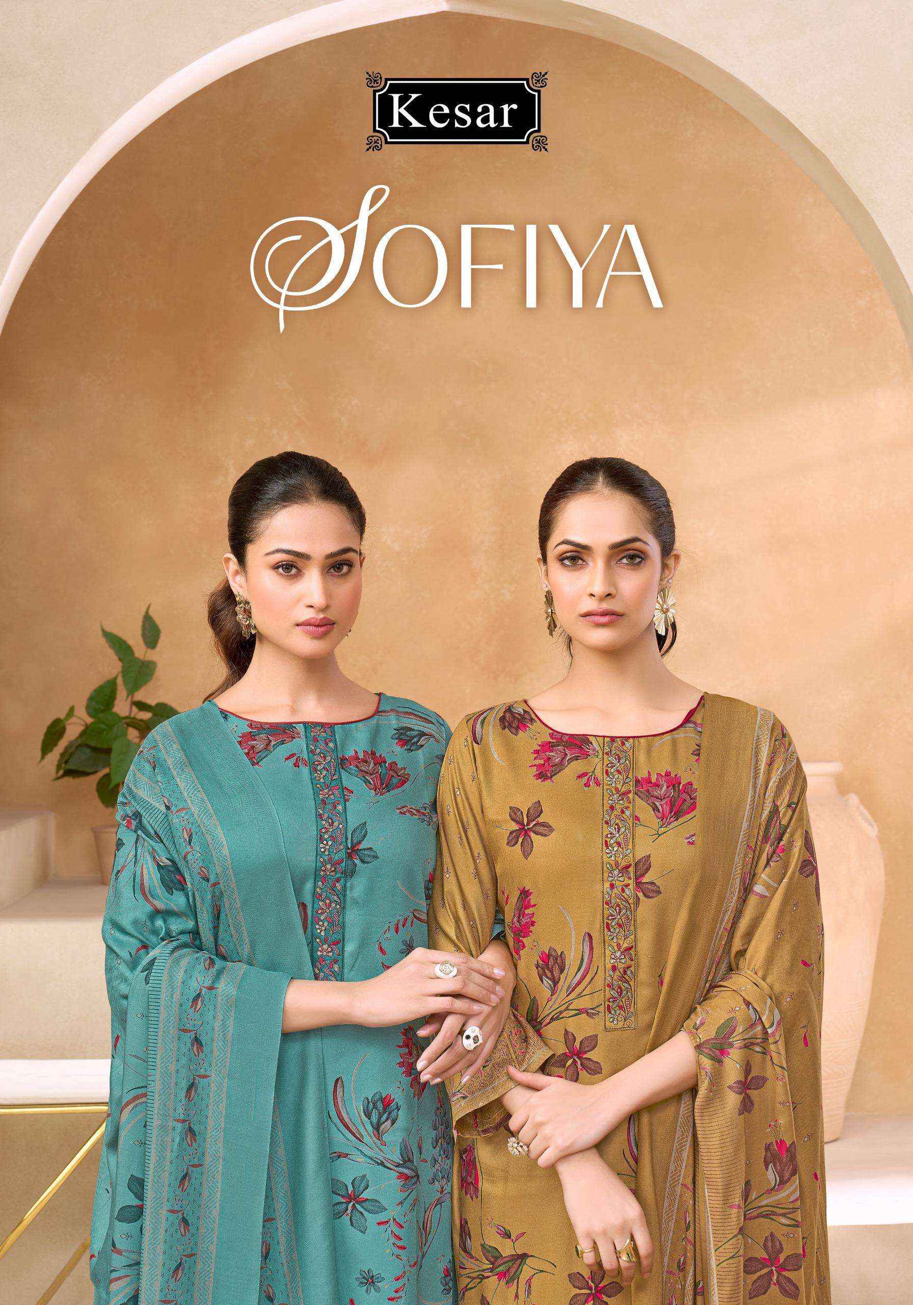 Karachi Prints Kesar Sofiya 1601 Pure Pashmina Winter Wear Collection ( 4 Pcs Catalog )